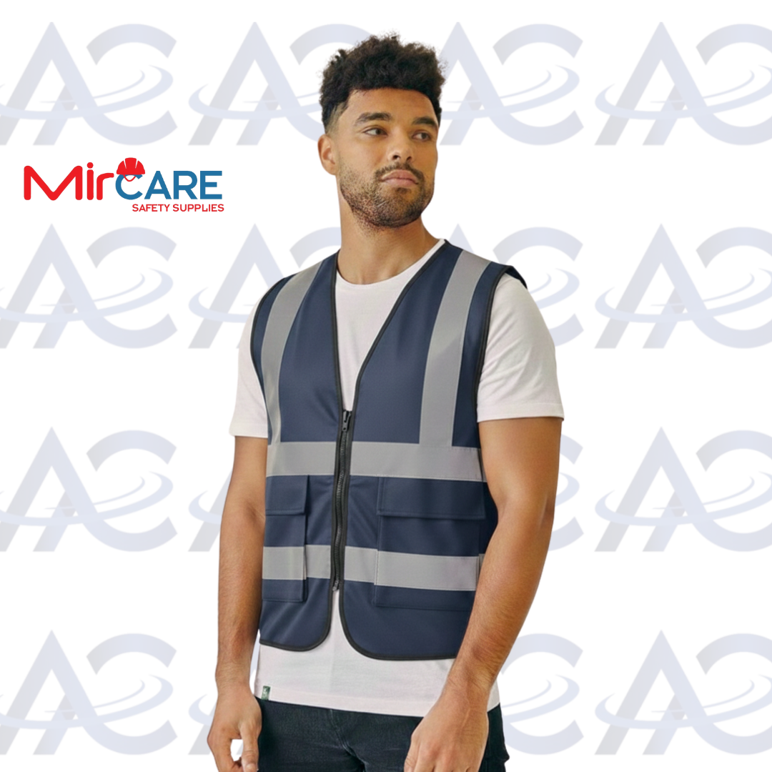 2 Pocket Safety Vest - Blue