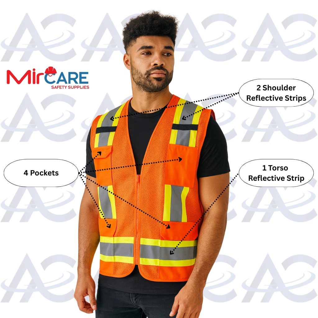 Surveyor Safety Vest - Orange