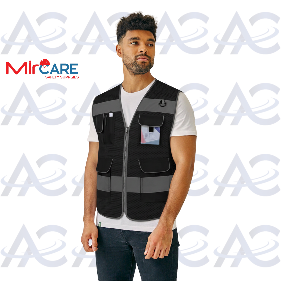 Engineer Safety Vest - Black