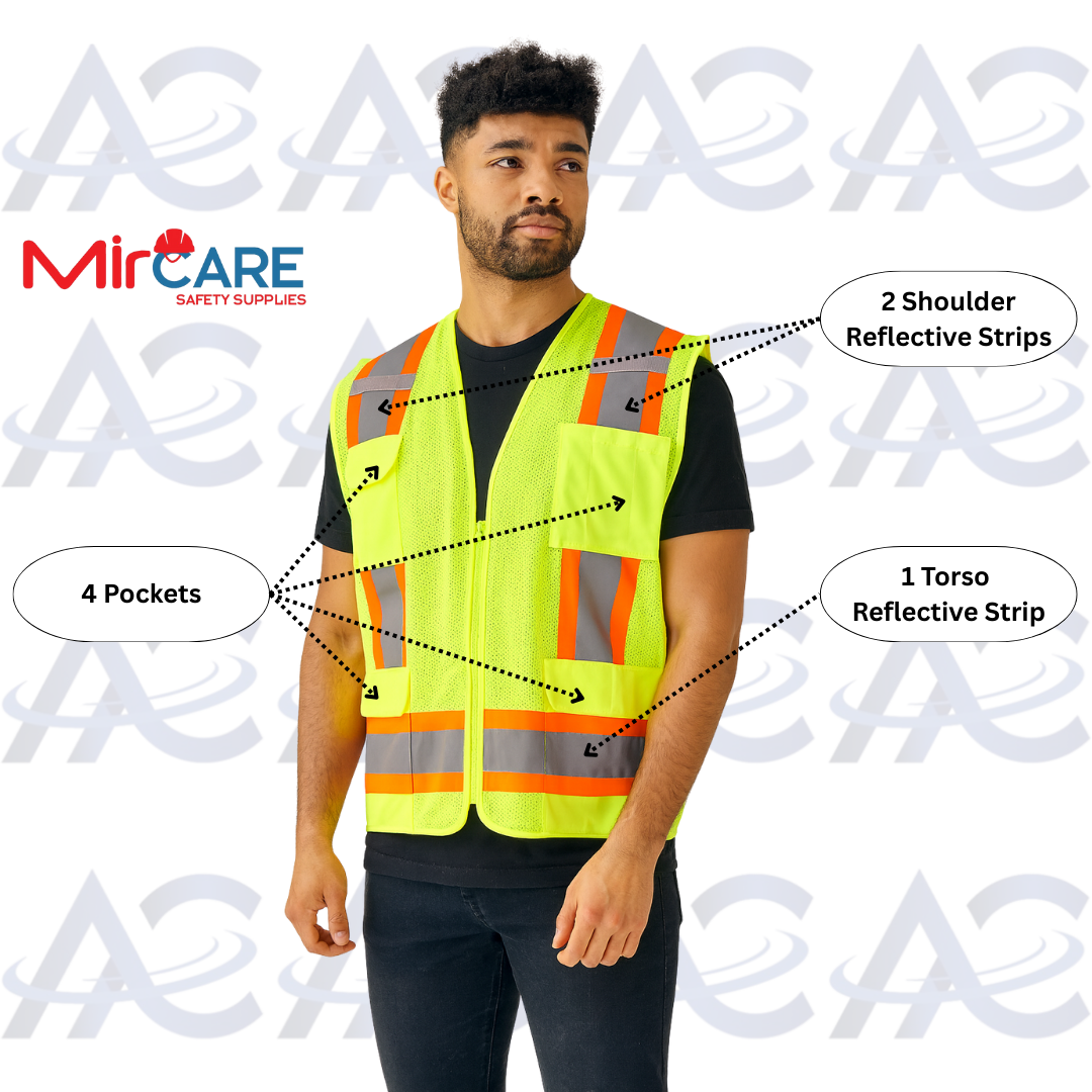 Surveyor Safety Vest - Yellow